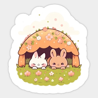 Life is happier with a little dose of cuteness Sticker